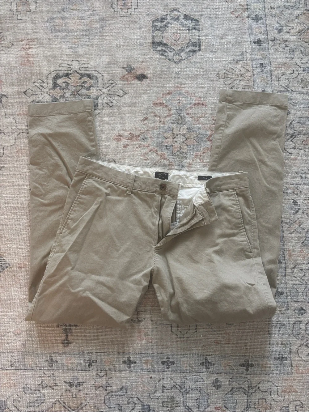 J. Crew Men's Chinos in Light Khaki